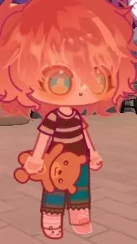 ai character: Evan/frizzy background