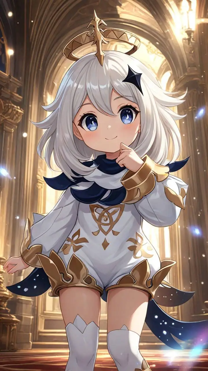 ai character: Paimon  background