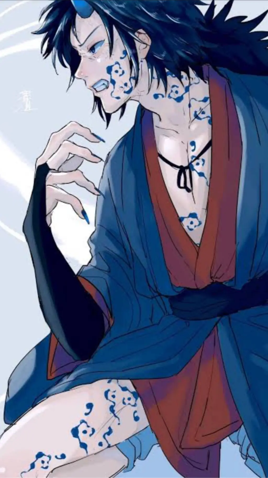 ai character: Tomioka oni background