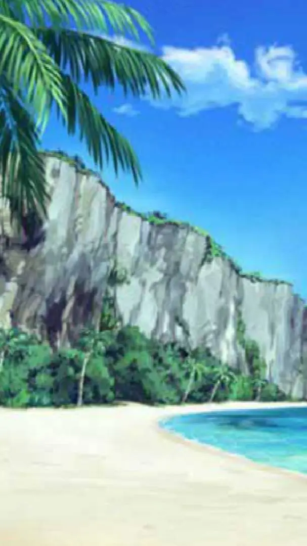 ai character: Hashiras na praia  background