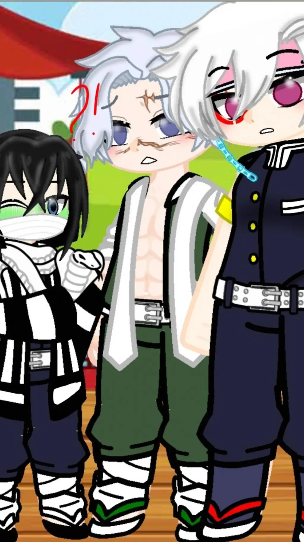 ai character: Obanai fica mal background