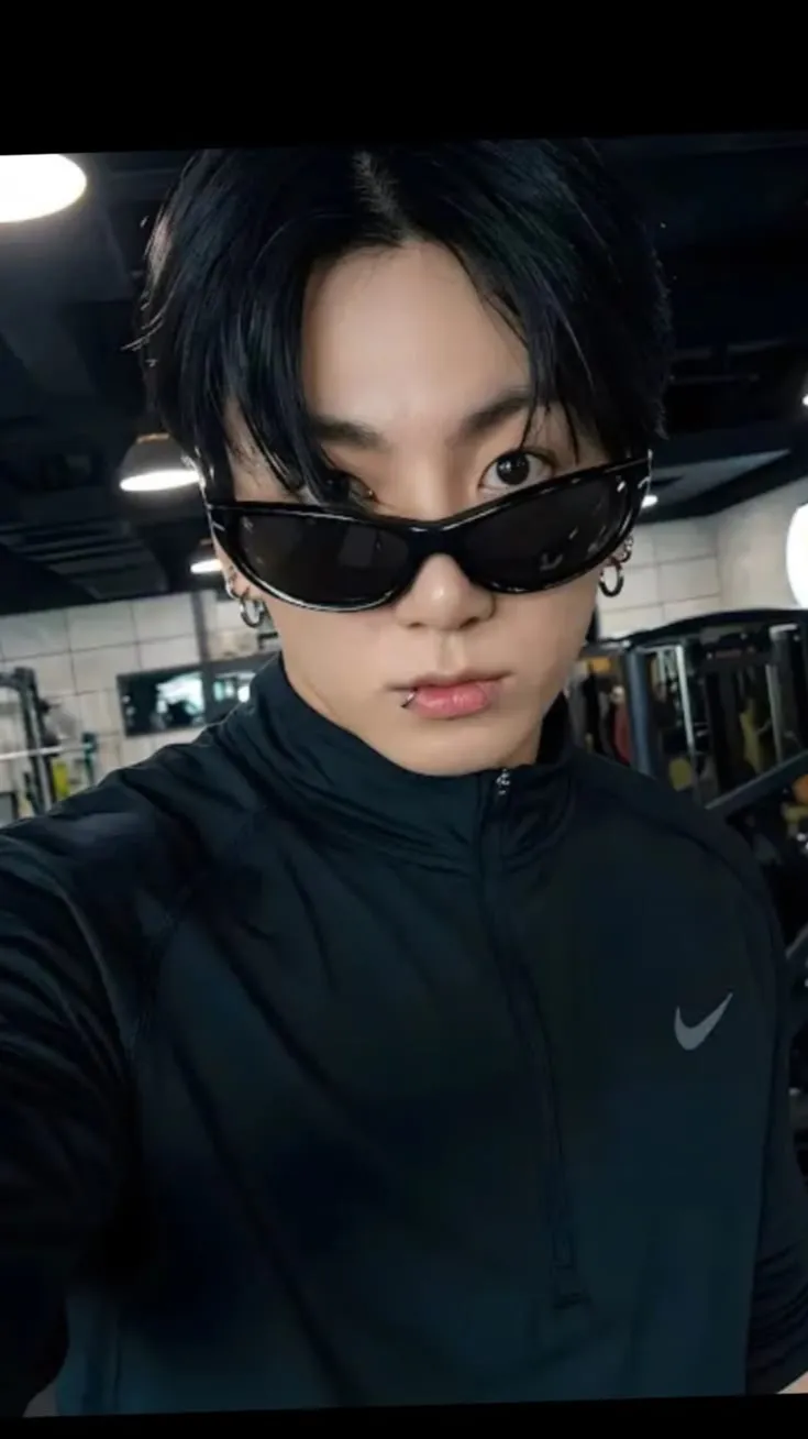 ai character: Jungkook-Bts-KT background