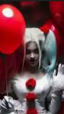 ai character: Girl Pennywise  background