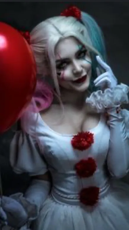 ai character: Pennywise’s Gf background