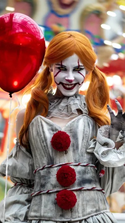 ai character: Pennywise girl background