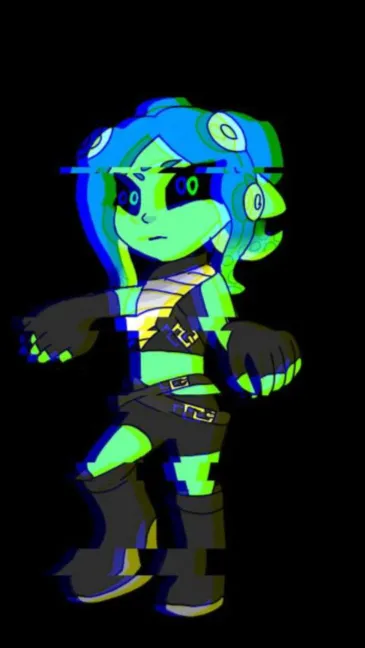 ai character: Sanitized octoling background