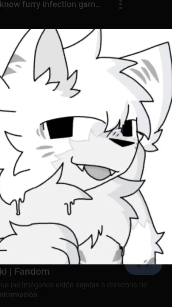 ai character: wholf white background