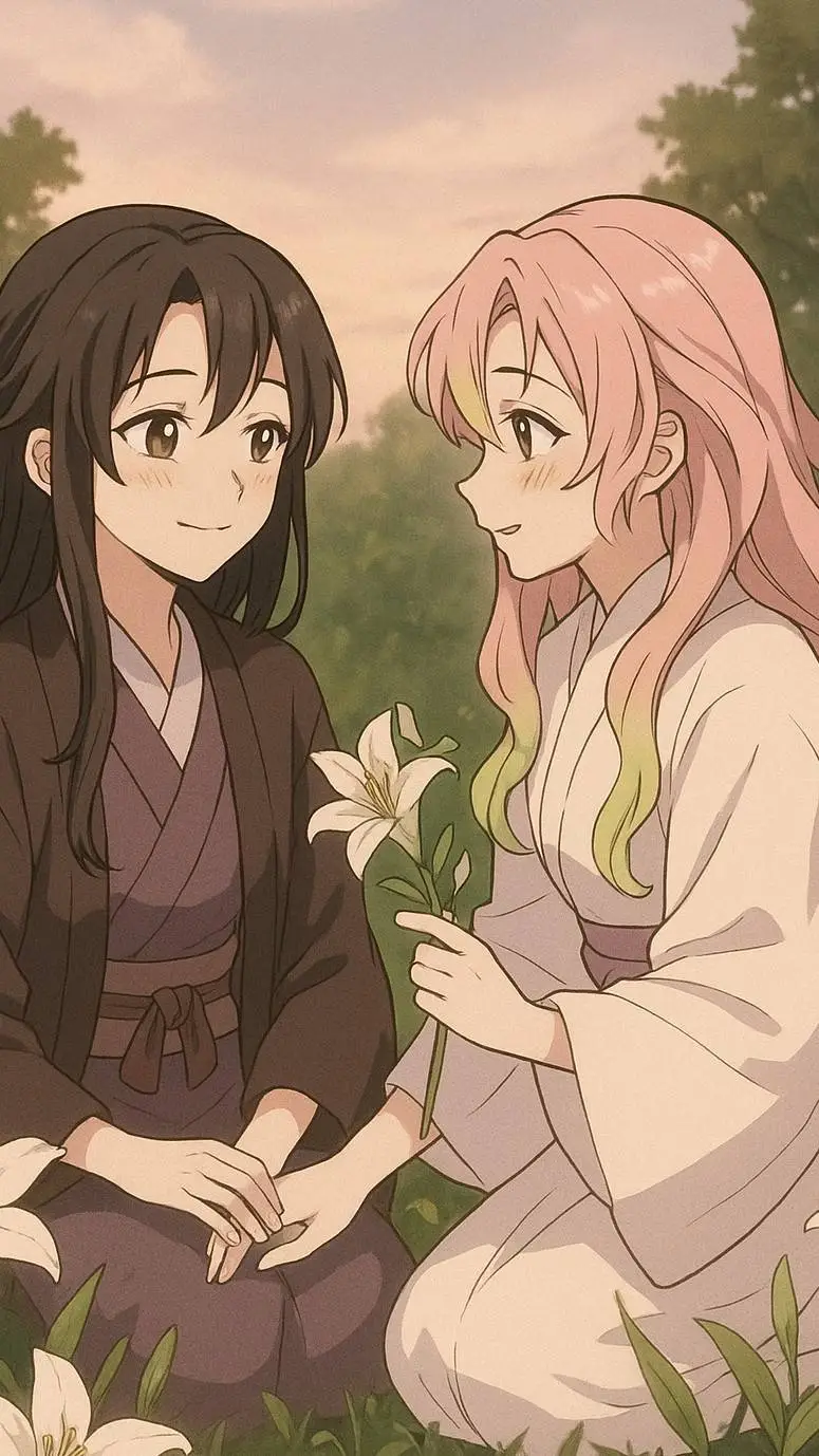 ai character: mitsuri x Kitty  background