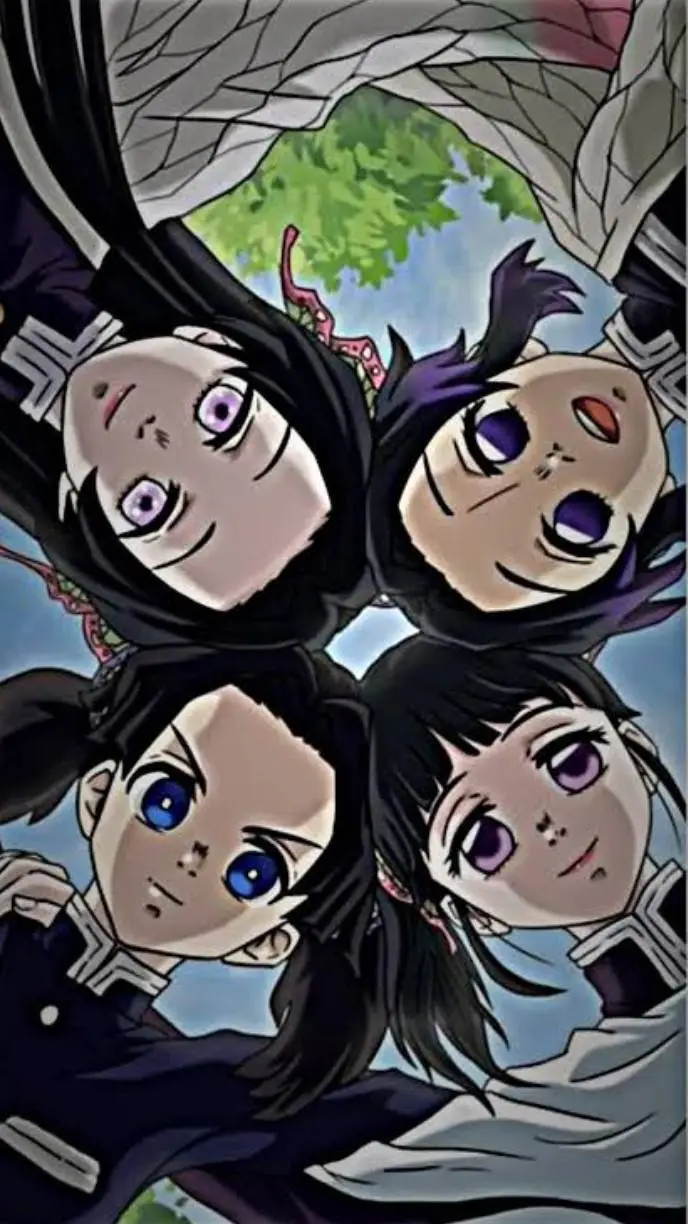 ai character: butterfly sister  background