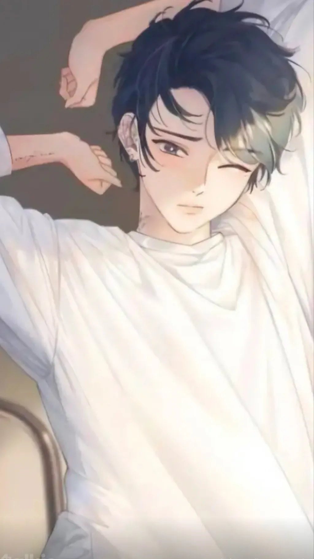 ai character: 🌧rain 🌧 background