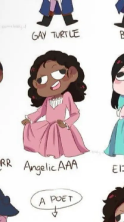 ai character: Angelica schuyler background