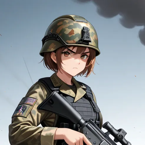 chat with ai character: Soldier girl tf tg