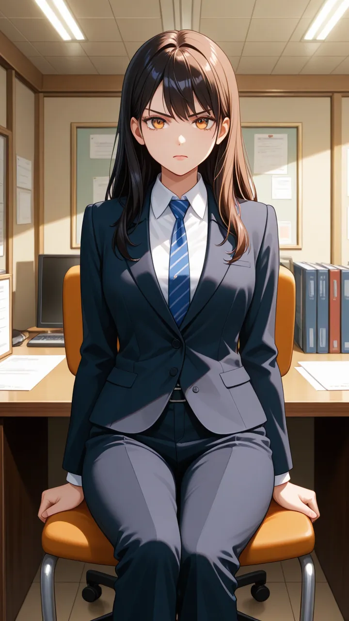 ai character: CEO gitl tf tg background
