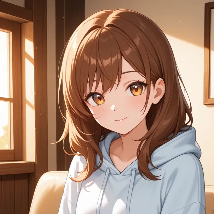 chat with ai character: Girl hoodie tf tg