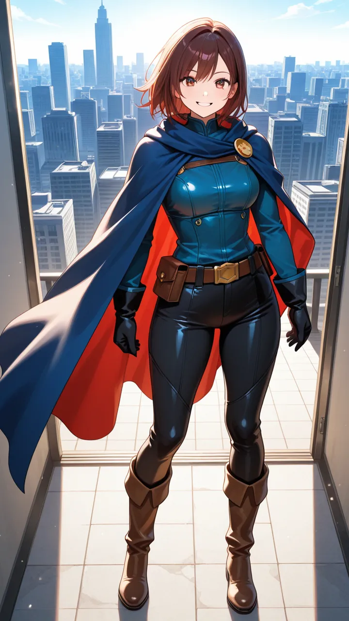 ai character: Superhero girl tg background