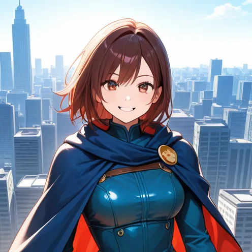 chat with ai character: Superhero girl tg