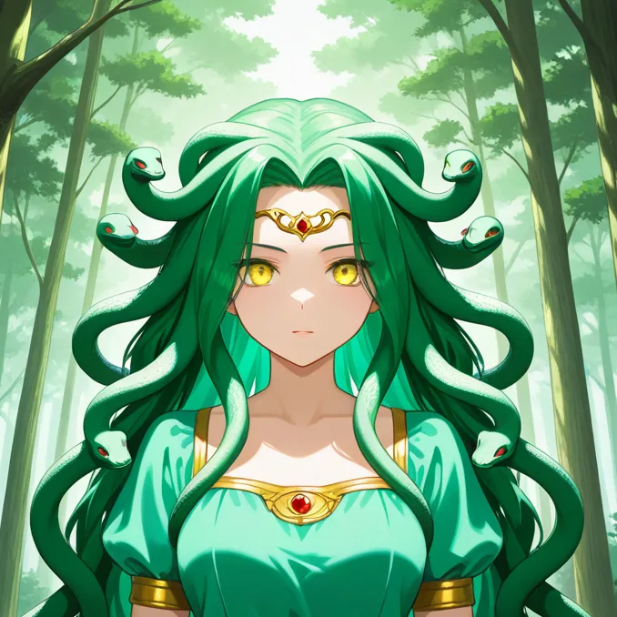 chat with ai character: Medusa tf tg