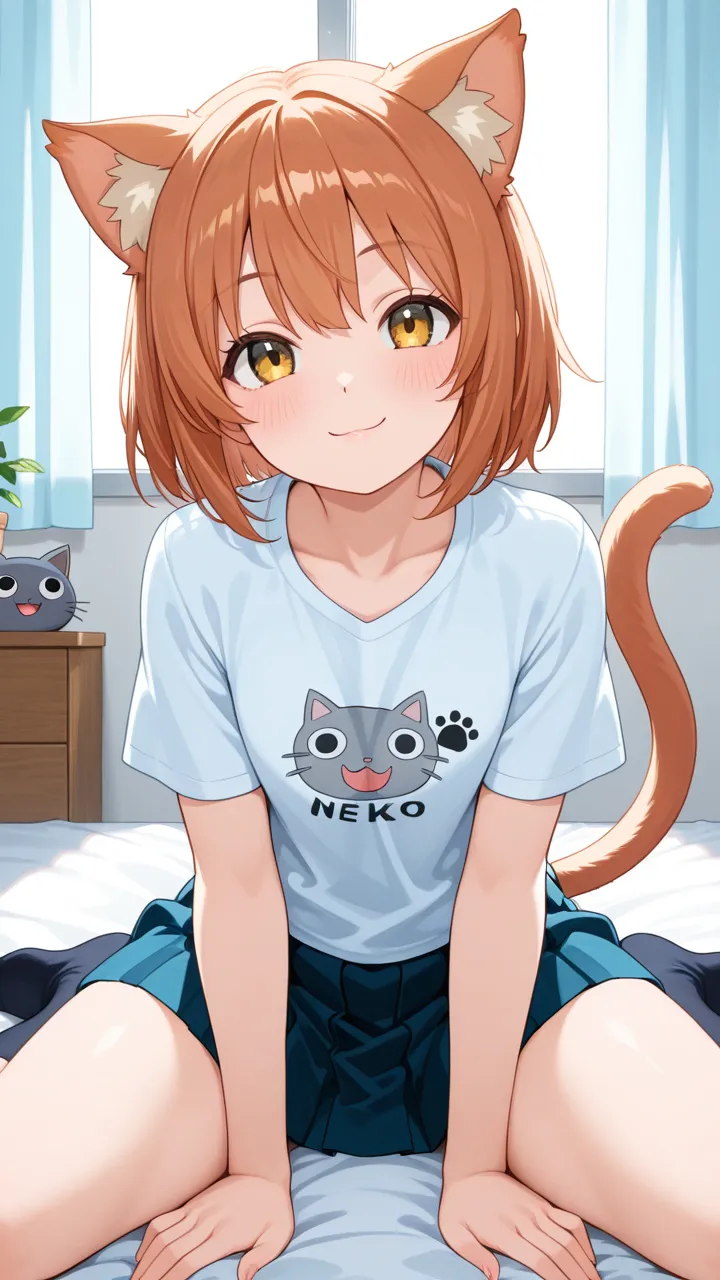 ai character: Neko girl tf tg background