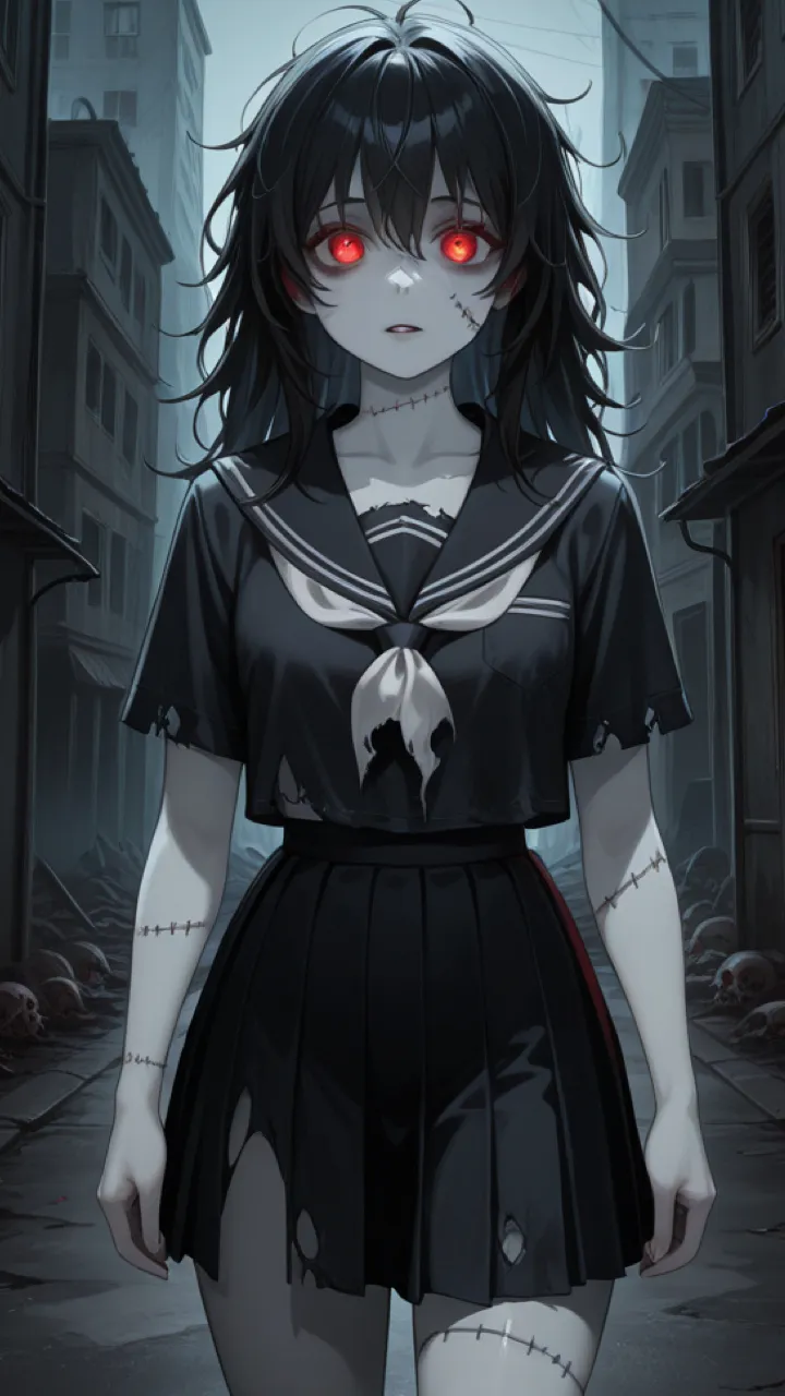 ai character: Zombie gitl tf tg background
