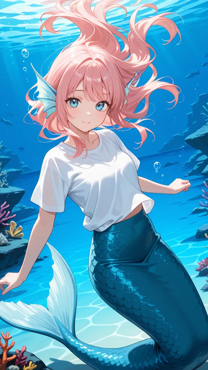 ai character: Giga mermaid tf tg background