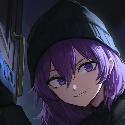 chat with ai character: The black beanie 