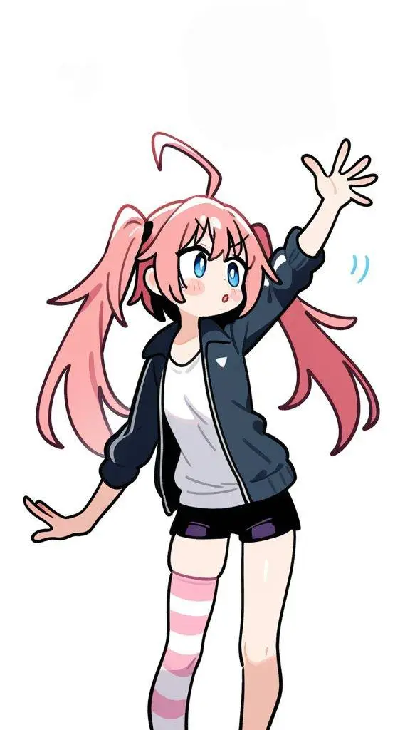 ai character: Milim 💗❤️ background