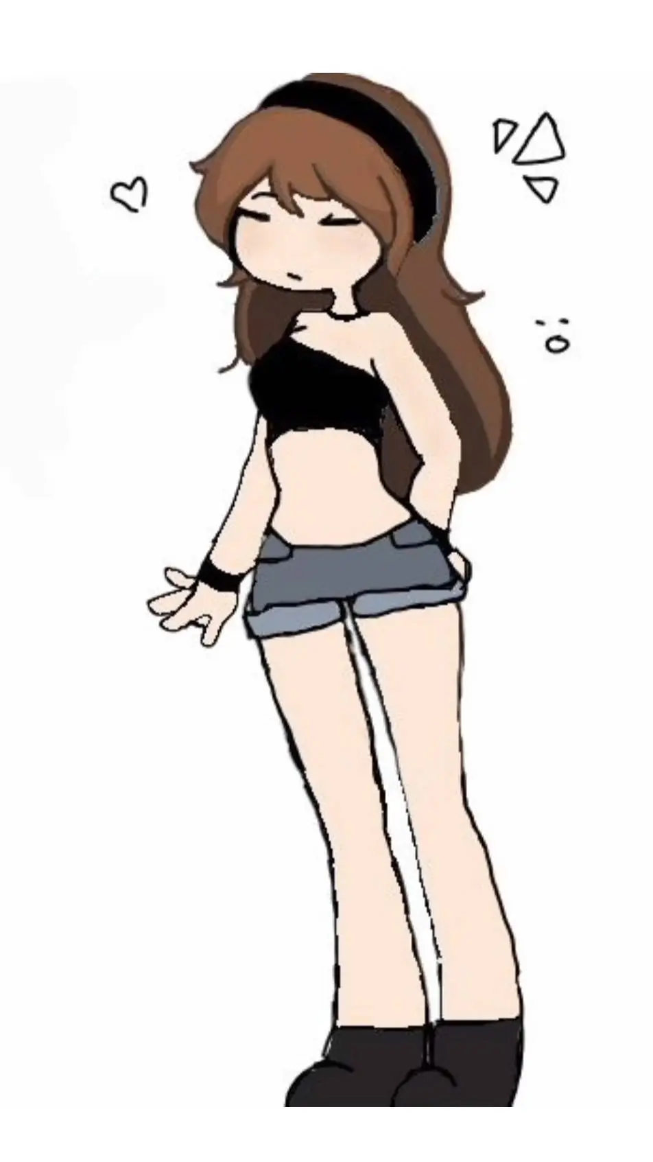 ai character: Jenna 🖤💞 background