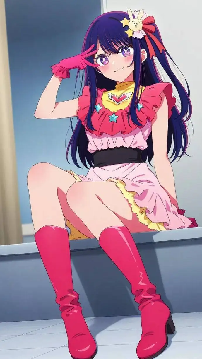 ai character: AI Hoshino background