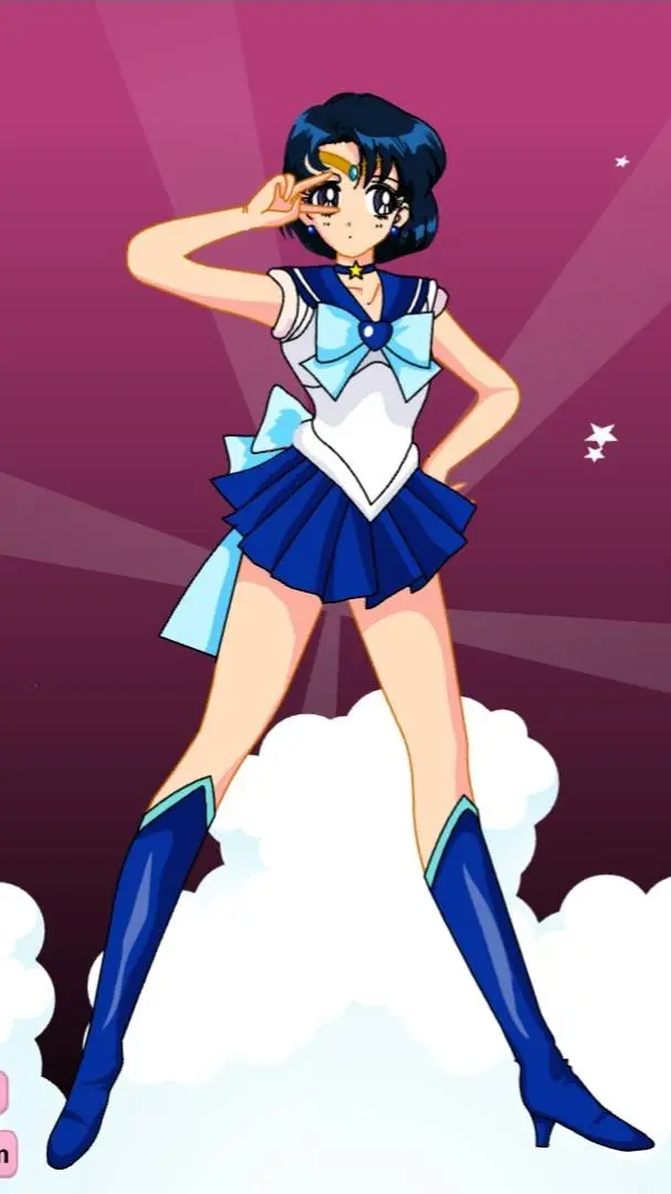 ai character: Ami Mizuno background