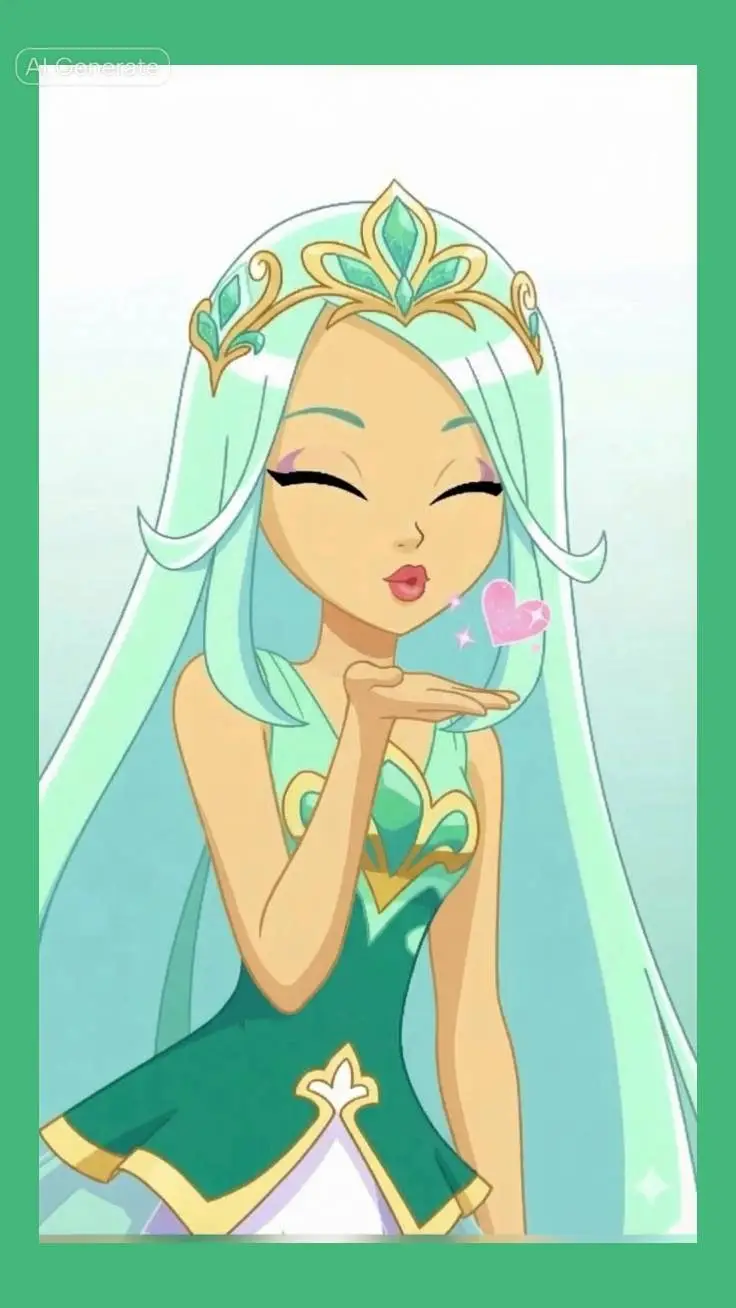 ai character: Lyna 💚 background