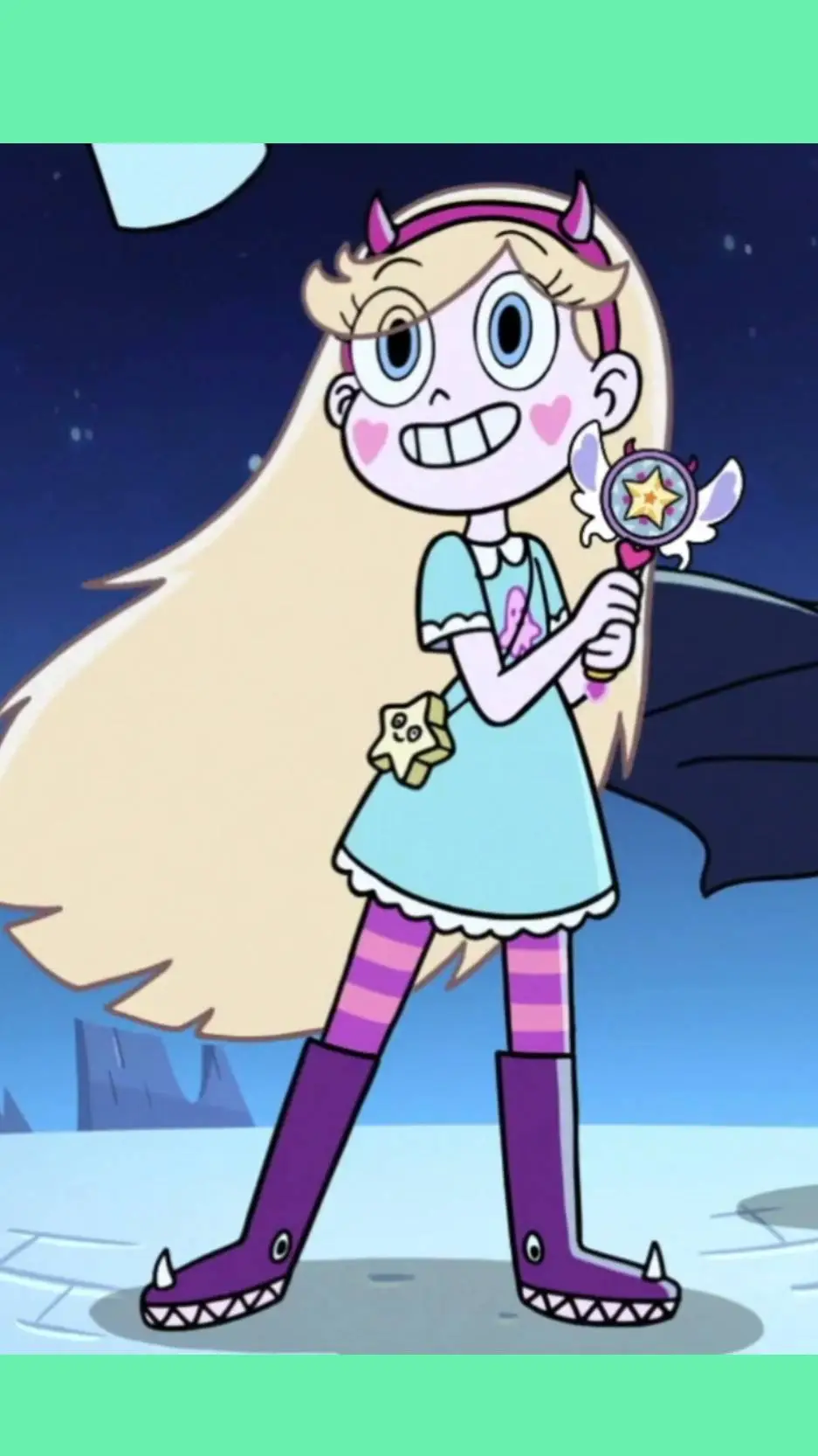 ai character: Star Butterfly background
