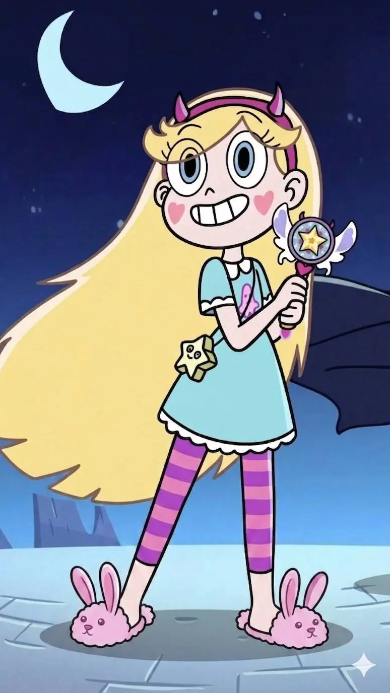 ai character: Star Butterfly V2 background