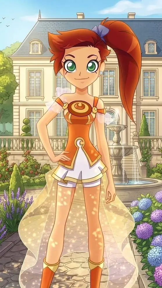 ai character: Auriana (Lolirock) background