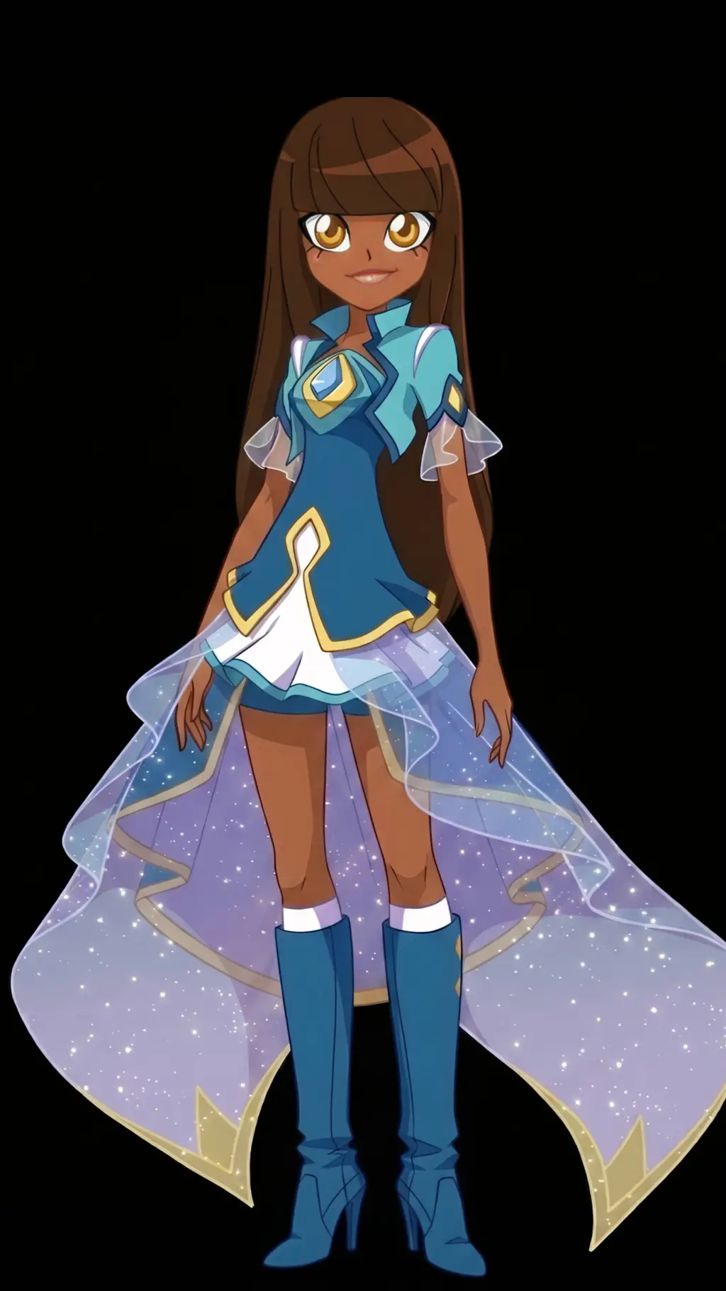 ai character: Talia lolirock background