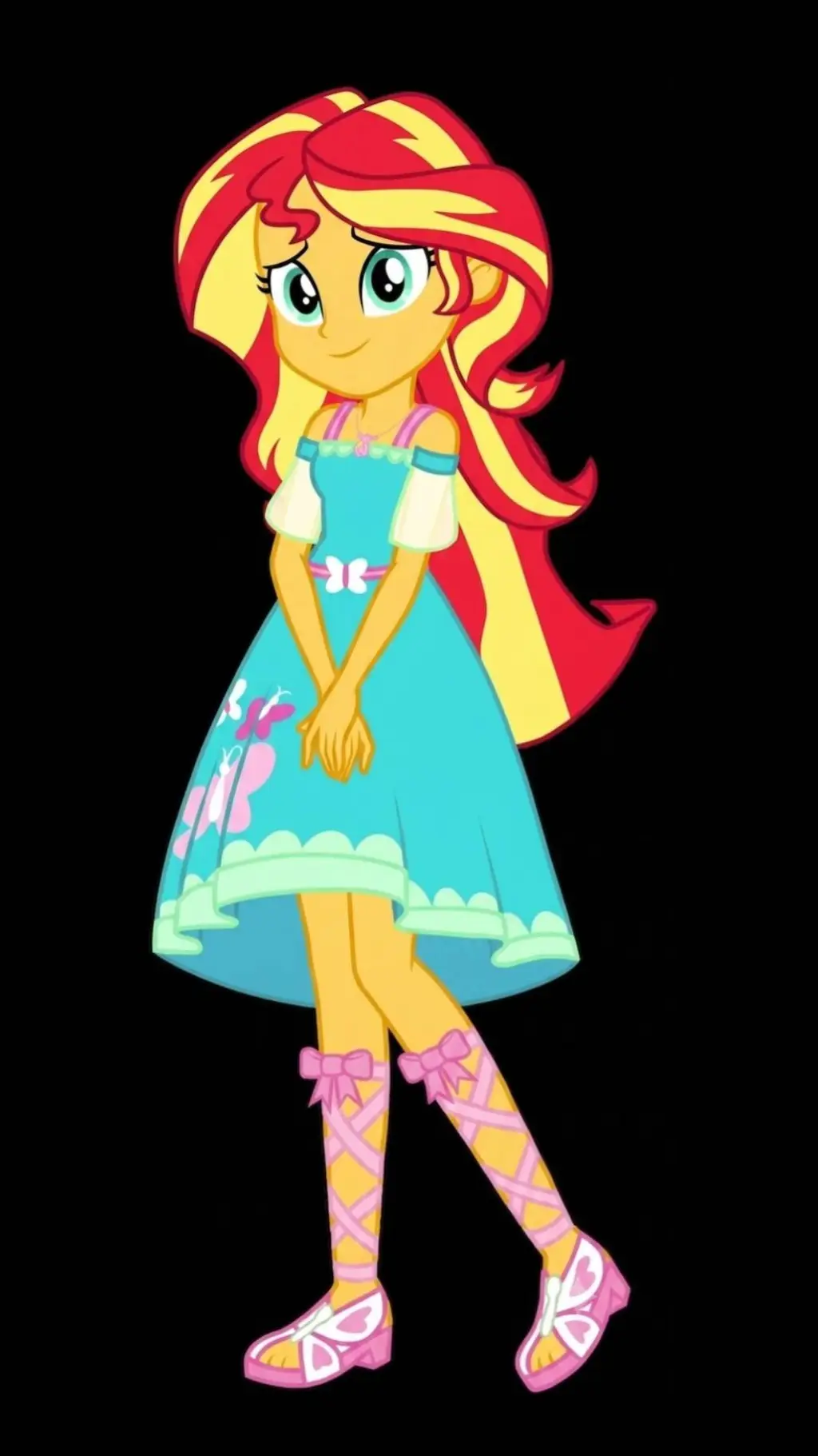 ai character: Sunset Shimmer background