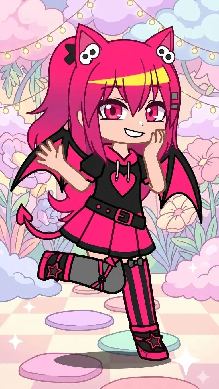 ai character: Luna ❤️ background