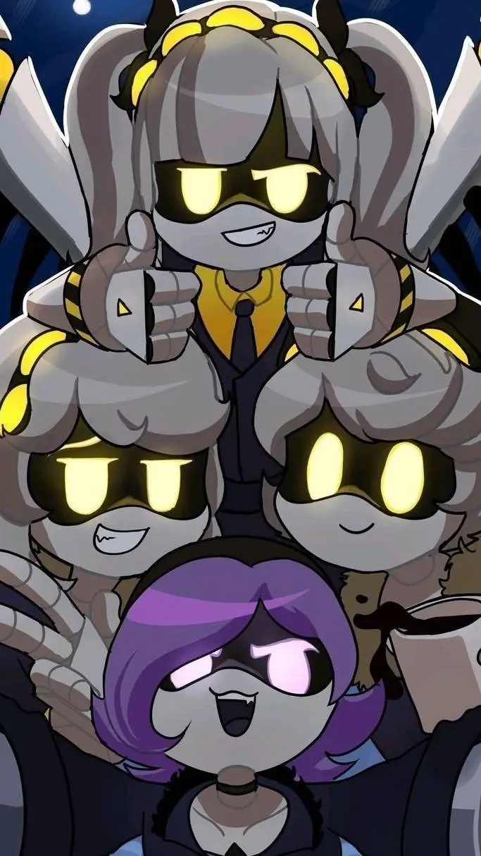 ai character: Murder drones  background