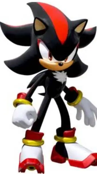 ai character: shadow o ouriço  background