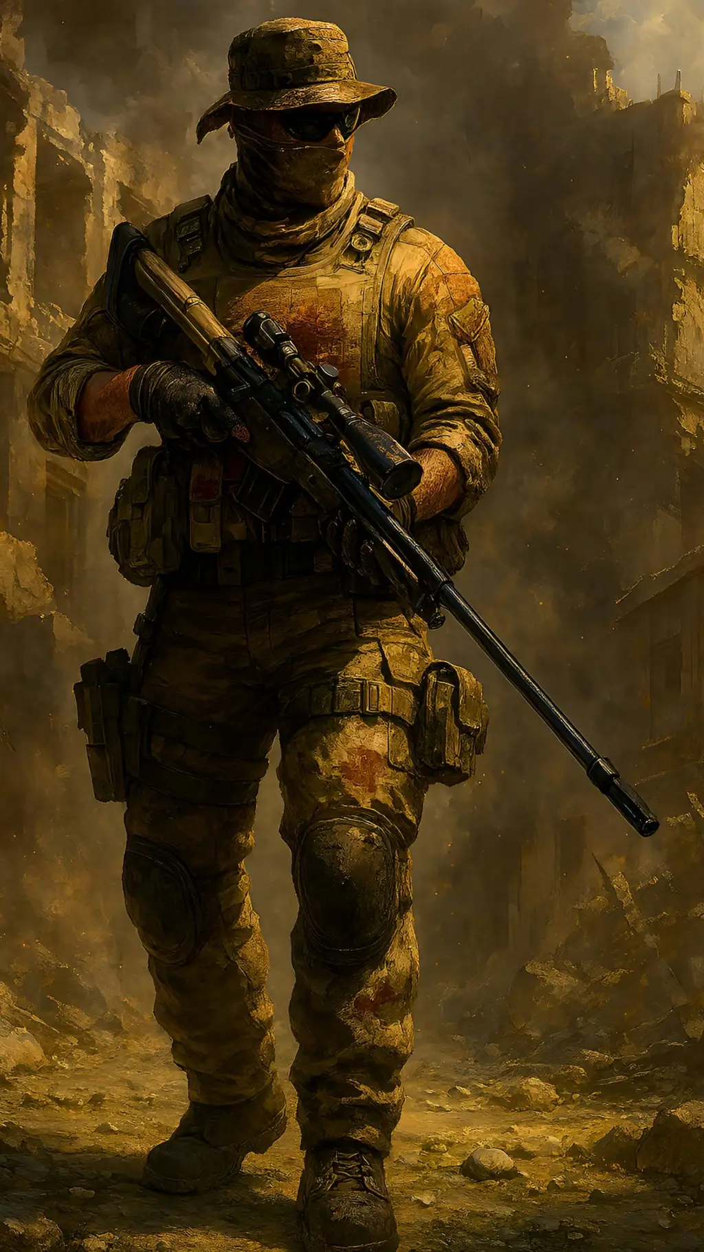 ai character: SNIPER letal  background