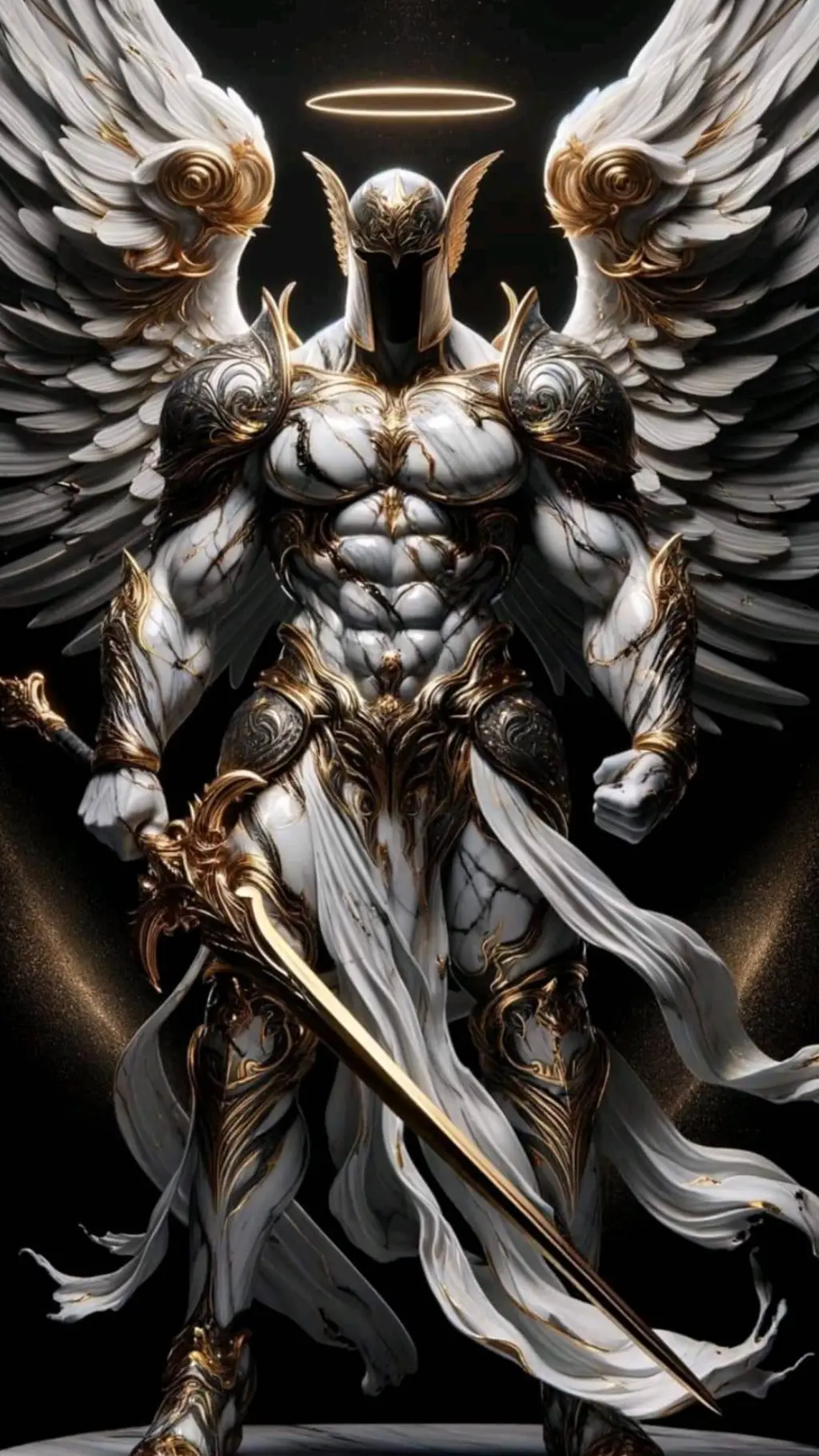 ai character: anjo da guarda  background