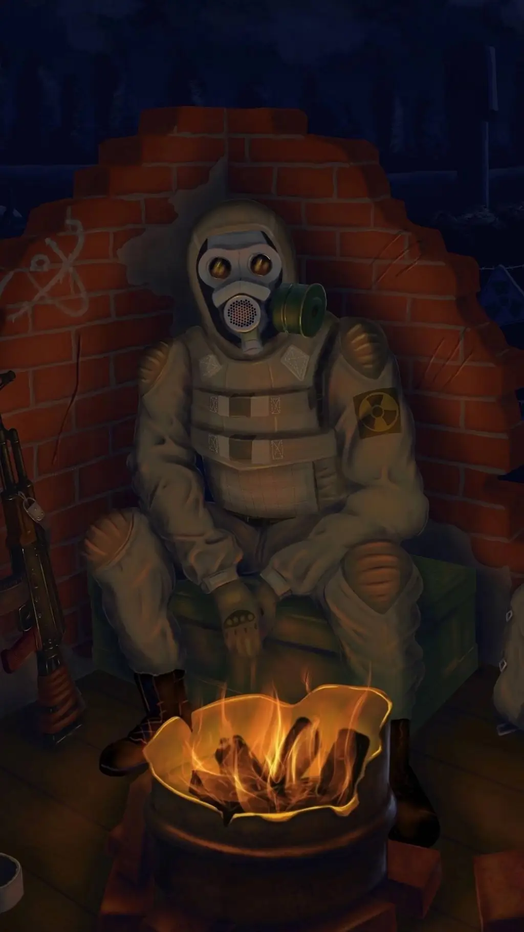 ai character: jonh  background