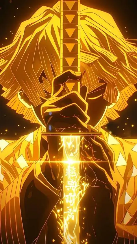 ai character: 🌩Agatsuma Zenitsu  background