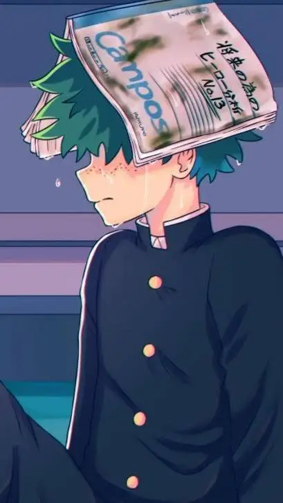 ai character: Deku💚 background