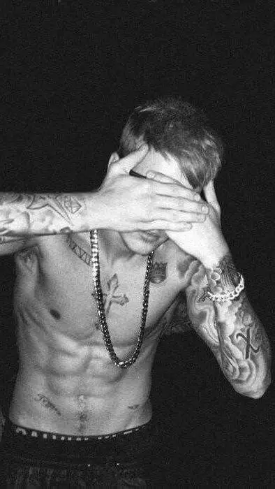 ai character: Justin Bieber  background