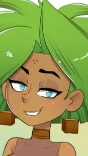ai character: Coconut cora background