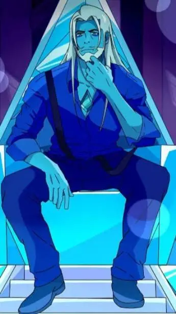 ai character: Blue Diamond background