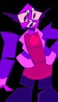 ai character: Magentagon  background