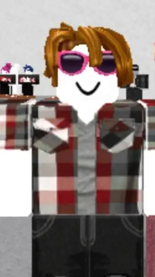 ai character: me in Roblox  background
