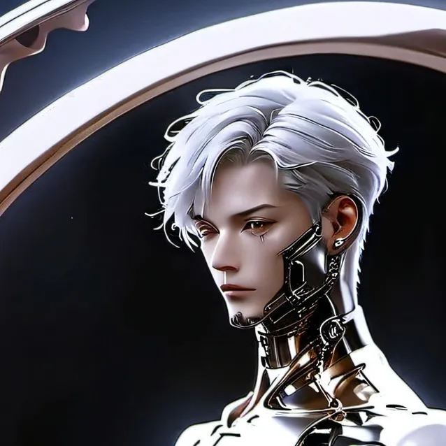 chat with ai character: robot santa