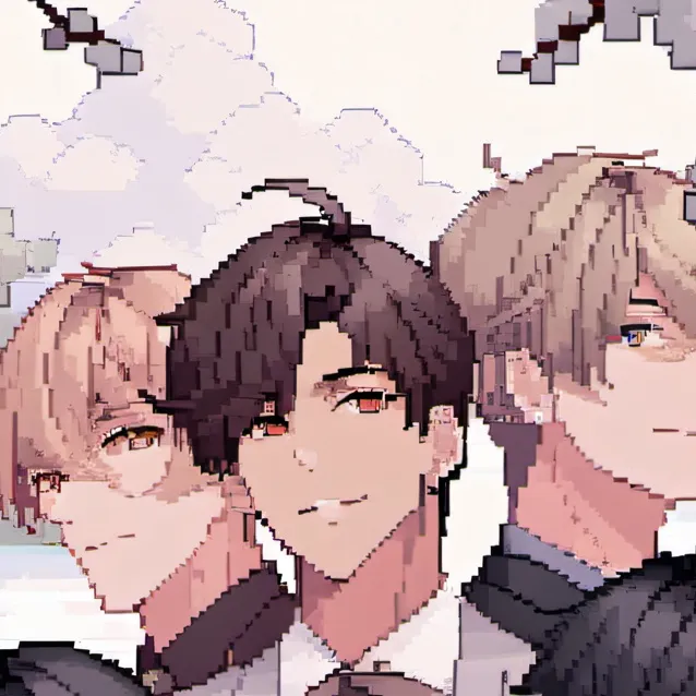 chat with ai character: 5 handsome boys